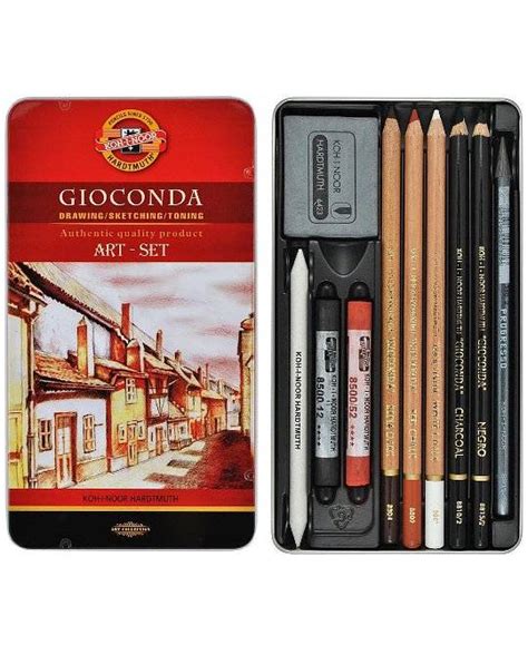 gioconda art set in metal box 8890|Art Set Koh.